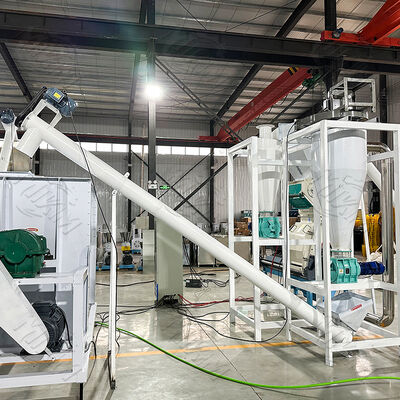 0.5mm to 15mm low price  Fish Feed Twin Screw Type Floating Feed Pellet Extruder