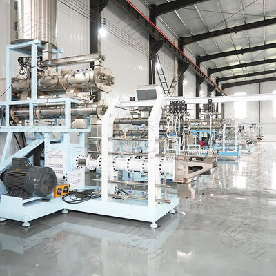 Fully Automatic Cat Food Production Line Floating Fish Feed Making Machine Dog/Cat Food Extruder Machine