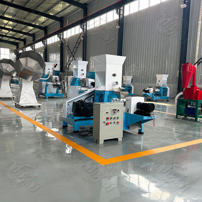 Fish Feed Production Line | Floating Fish Feed Pellet Making Machine | Small Sinking Shrimp Feed Extruder Machine
