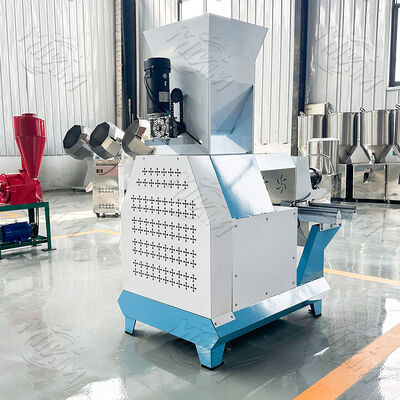350-400KG/H Small Capacity Pet Food single screw floating fish feed pellet extruder machine Wet Dog Food Fish Feed Manufacturing Machinery