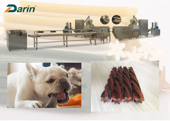 Το ανοξείδωτο 100KW Pet μασά τη γραμμή παραγωγής για τα δόντια των σκυλιών