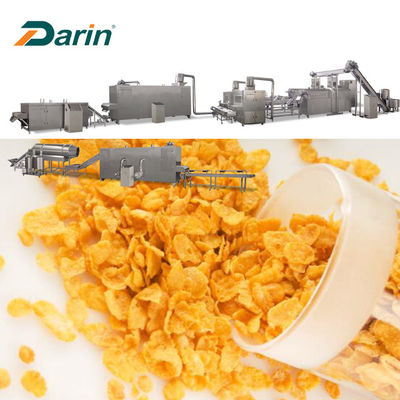 δημητριακά νιφάδων καλαμποκιού 165kw 300kg/hr που κατασκευάζουν τη μηχανή