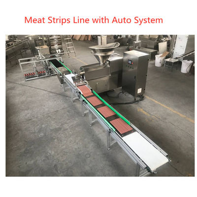 Χάλυβας 304 Stanless εξοπλισμός κατασκευής τροφίμων της Pet τύπων, γραμμή επεξεργασίας λουρίδων κρέατος