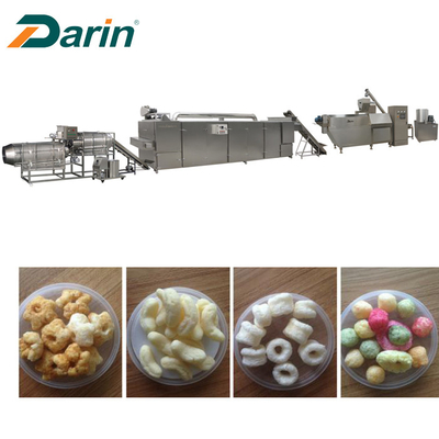 Δίδυμος εξωθητής βιδών μηχανών κατασκευαστών πρόχειρων φαγητών ριπών σφαιρών τυριών καλαμποκιού πιστοποίησης CE