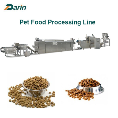 500kg ανά εξωθητή τροφίμων σκυλιών ώρας που κατασκευάζει το ανοξείδωτο μηχανών