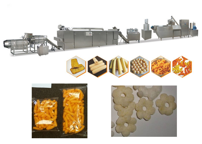 120-500kg/μηχανή εξωθητών ριπών καλαμποκιού Χ για την εξώθηση πρόχειρων φαγητών ριπών υψηλής ταχύτητας