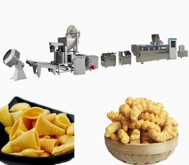 Χάλυβας 304 Stanless αυτόματη μηχανή ριπών καλαμποκιού με 100-150kg ανά ώρα