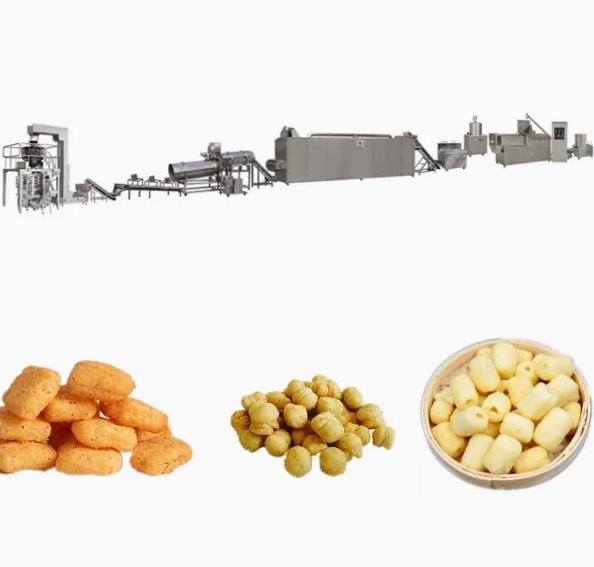 Μηχανή εξωθητών ριπών καλαμποκιού με τη μηχανή WEG