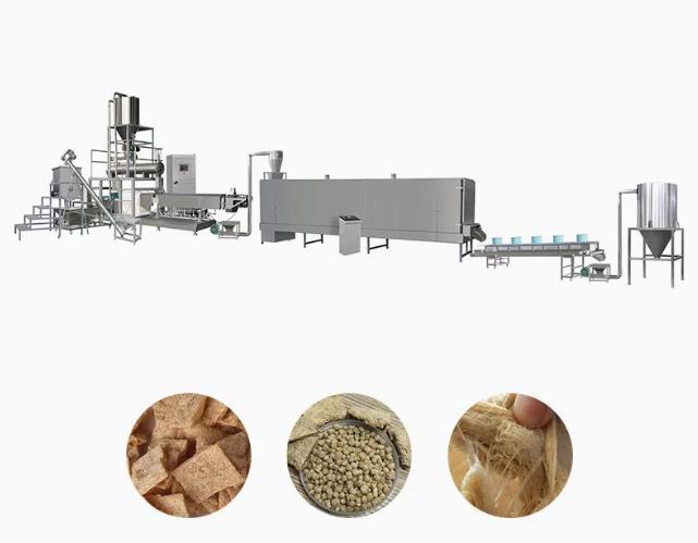 Μηχανή 120kg/h, 500kg/h, 1ton/h εξωθητών σόγιας δημητριακών προγευμάτων