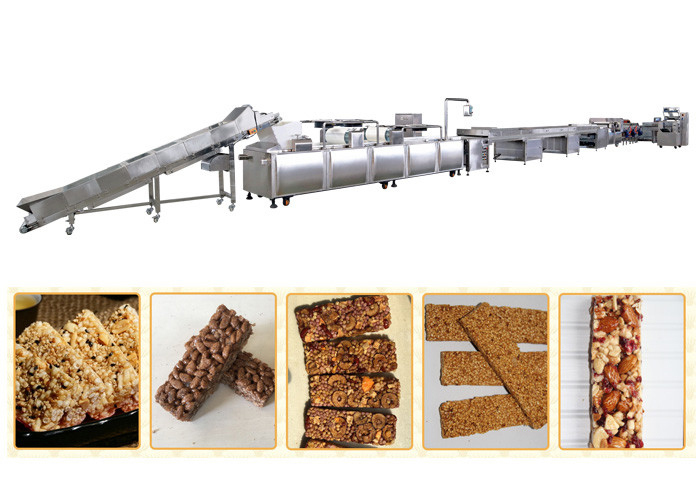 Φραγμός Granola φραγμών δημητριακών ανοξείδωτου που κατασκευάζει τη μηχανή κυλώντας διαμορφώνοντας την τέμνουσα μηχανή