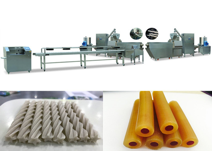 Το οδοντικό μάσημα PET μεταχειρίζεται το διπλάσιο μηχανών χρωμάτισε στριμμένα 35 - δύναμη 100KW