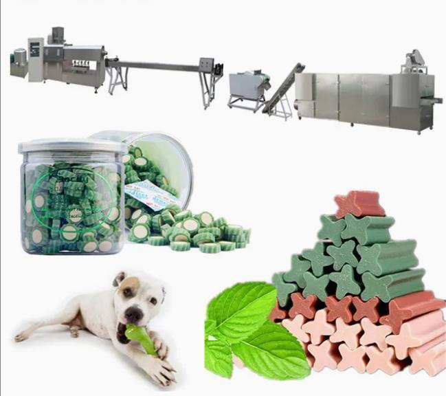 Οι διάφορες μορφές Pet θεραπεύουν το σκυλί μηχανών μασούν τον εξωθητή εξοπλισμού επεξεργασίας τροφίμων πρόχειρων φαγητών