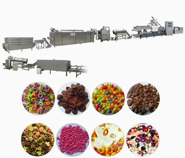 Ο αραβόσιτος ξεφλουδίζει τη γραμμή παραγωγής προϊόντων πρόχειρων φαγητών νιφάδων μηχανημάτων/καλαμποκιού