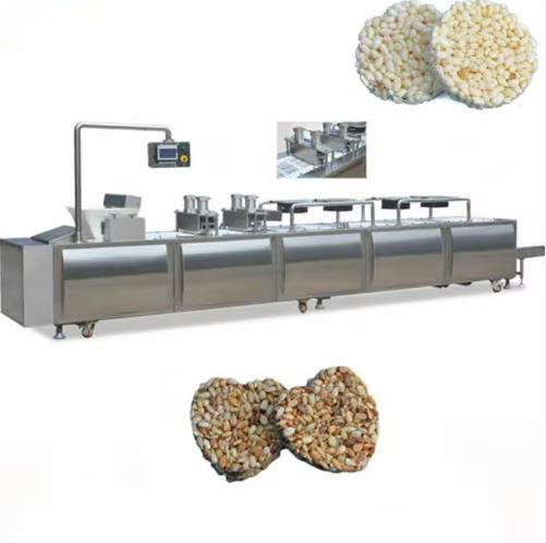 200-400kg/Hr Σεζάμι Cereal Bar Making Machine Εργατική εξοικονόμηση Αραβόσιτο Bar Machine