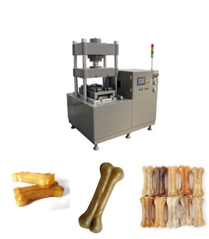 Μηχανή Κατασκευής Πιεσμένων Κόκαλων από Ακατέργαστο Δέρμα για Σκύλους MK60T Green hide