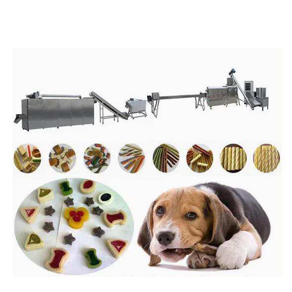 Η γραμμή επεξεργασίας τροφίμων της Pet για το σκυλί μασά τα πρόχειρα φαγητά, μεταχειρίζεται, ημι υγρά ζωικά τρόφιμα