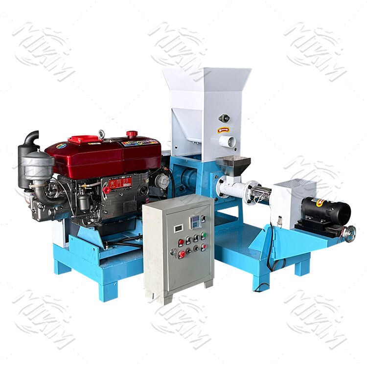 Durable and robust hot-selling diesel floating fish feed pellet machine. MIKIM fish feed pellet machine comes with a full machine warranty, ensuring worry-free after-sales service.